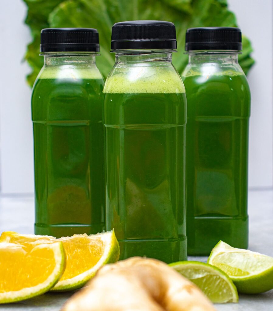Apple, Kale, Lemon, and Ginger Juice