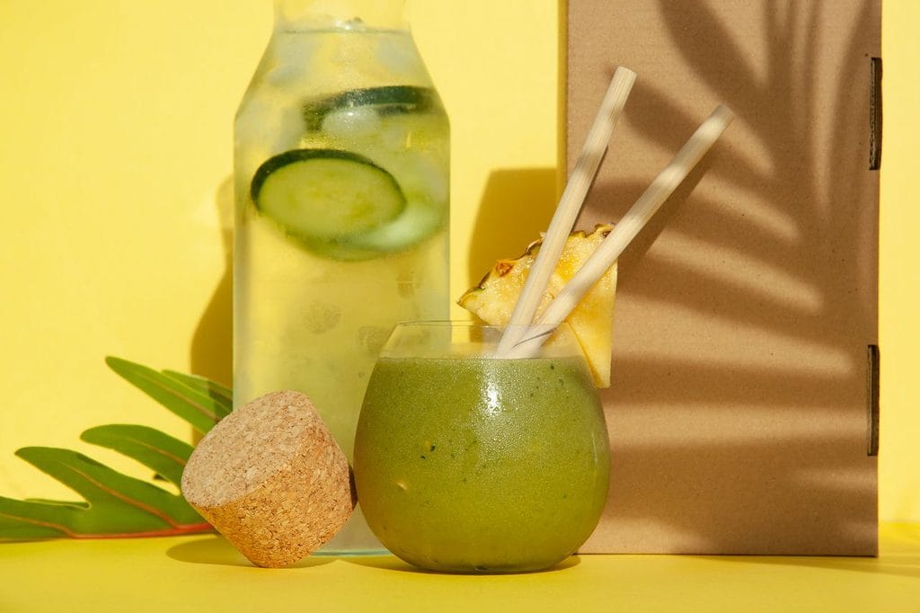 Pineapple, Cucumber and Mint Juice