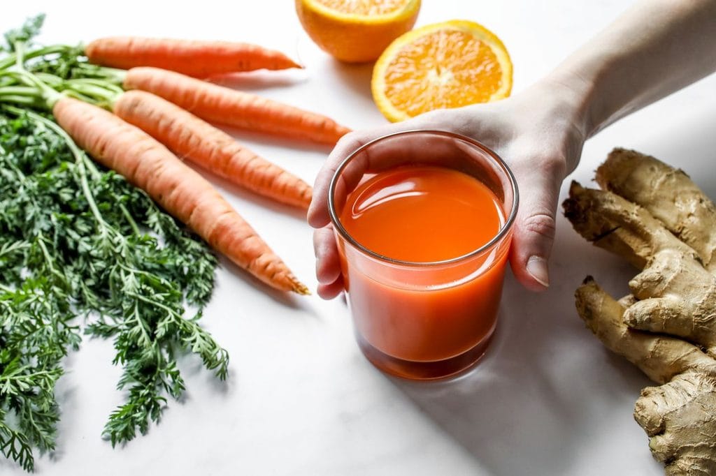 Carrot, Apple, and Ginger Juice